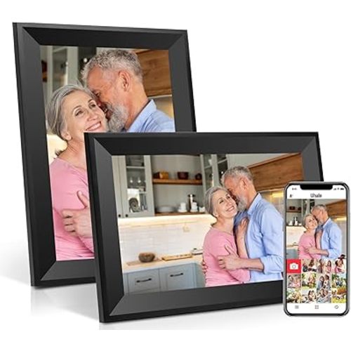 Digital Picture Frame 10.1 Inch HD Touch Screen Digital Photo Frame WiFi Enabled,16GB Storage,Auto-Rotate,Instant Sharing via Smartphone apps& Family Bonding-Gift Appeal