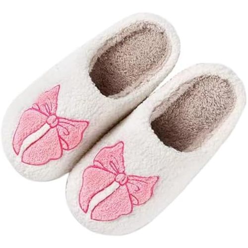 Halloween Pumpkin Slippers for Womens Mens Cute Cartoon Slippers Plush Warm Memory Foam Shoes