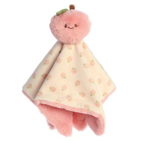 ebba Large Peach Luvster Precious Produce Snuggly Baby Stuffed Animal Pink 13"
