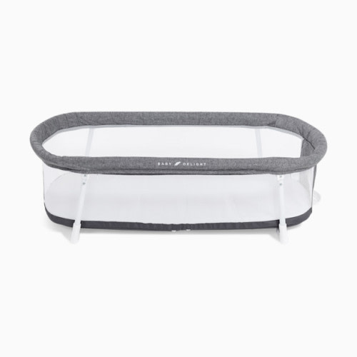 Snuggle Nest Portable Bassinet - Charcoal Tweed
