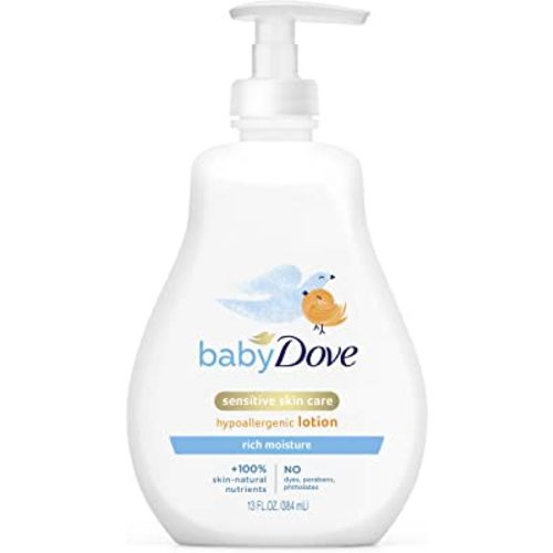 Baby Dove Face and Body Lotion Rich Moisture sensitive skin care 13 oz