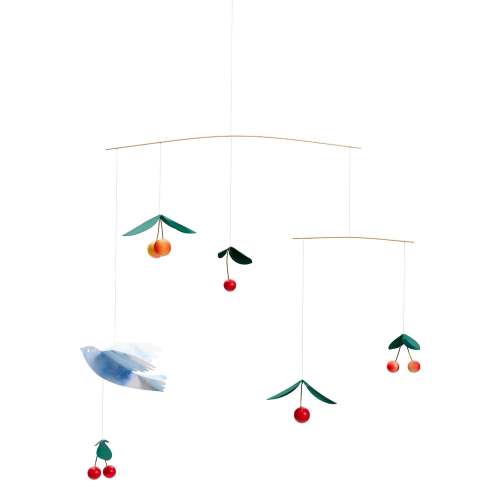 Cherry Bird mobile, multicolour