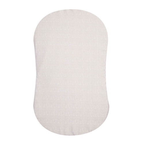HALO - BassiNest Fitted Sheet 100% Cotton | Herringbone - cream ,