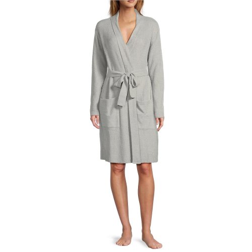 Barefoot Dreams CozyChic Lite® Ribbed Robe. Teaberry