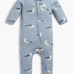 Zipper One-Piece - Organic Baby Clothes - Monica + Andy