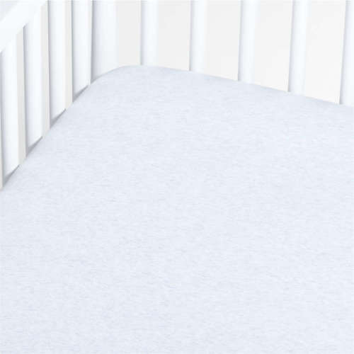 Baby's First Grey Organic Jersey Baby Crib Fitted Sheet