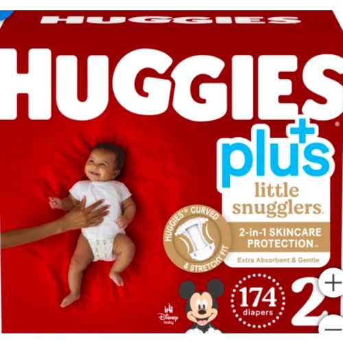 Huggies Plus Diapers Sizes 2