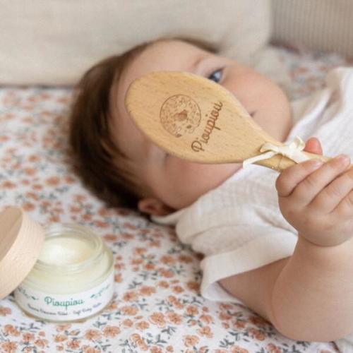 Baby Wooden Brush - Pioupiou Cosmetics | Maisonette