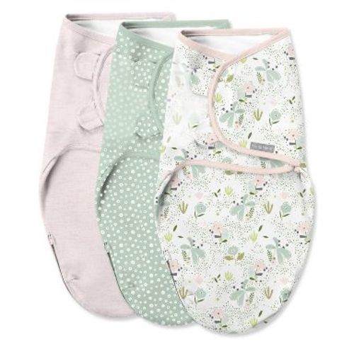 SwaddleMe by Ingenuity Easy Change Zipper Baby Swaddle - 0-3 Months - Peekaboo Panda