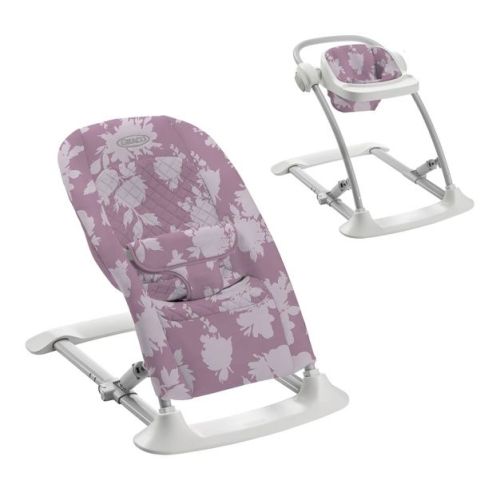 Graco JumpStart 4-in-1 Activity Baby Bouncer and Rocker - Lilac Mod