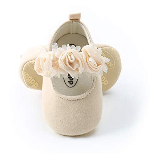 myppgg Baby Girls Mary Jane Flats Sparkly Bowknot Princess Dress Crib Shoes Non-Slip for Toddler First Walkers