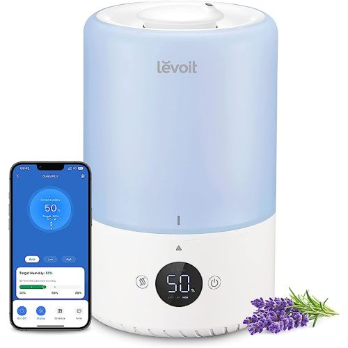 LEVOIT Dual 200S Smart Humidifier, App & Voice Control, 3L, Blue