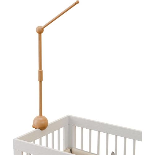 Baby Crib Mobile Arm,32.5 Inch Crib Mobile Stand,Wooden Mobile Arm for Crib(2 Modes, 360°Adjustable,100% Beech Wood Boy Girl Mobile Holder for Crib Nursery Decor Baby Mobile Hanger
