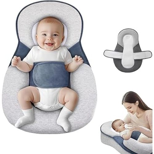 Hemsyc Baby Lounger Pillow for Infant Support Cushion Reflux Pillow, Bottle Feeding, Tummy Time