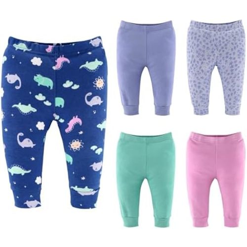 The Peanutshell Baby Girl Pants, Baby Girls' Clothing, Cotton Baby Clothes for Girls, Newborn to 24 Month Pants, Bottoms