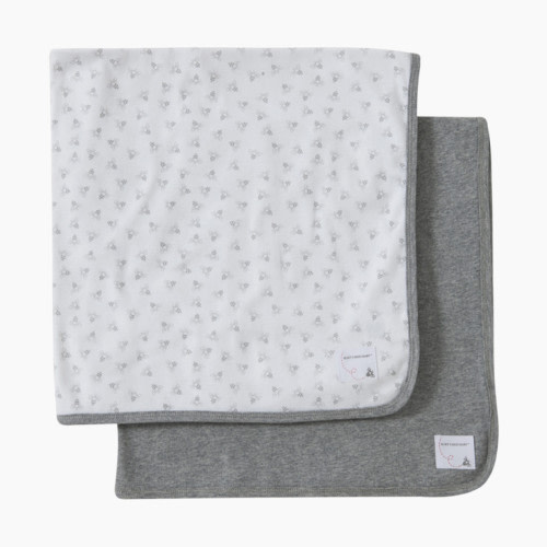 Burt's Bees Baby Organic Blanket (2 Pack) - Heather Grey