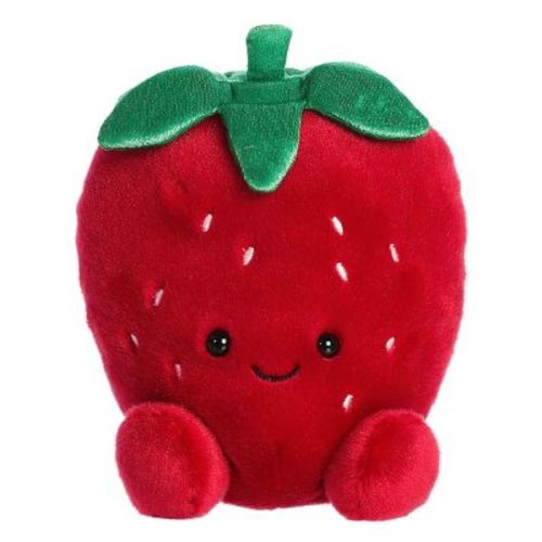 Aurora Small Party Sized Juicy Strawberry Palm Pals Adorable Stuffed Animal Red 7"