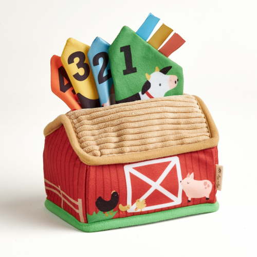 Itzy Ritzy Sensory Scarves Barn Put and Take Activity Toy
