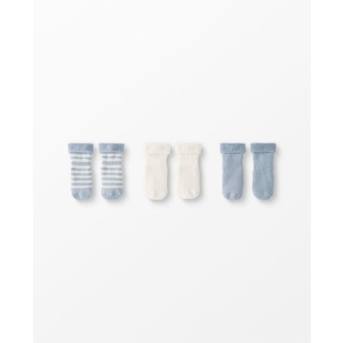 Baby Best Ever First Socks 3-Pack | Hanna Andersson blue