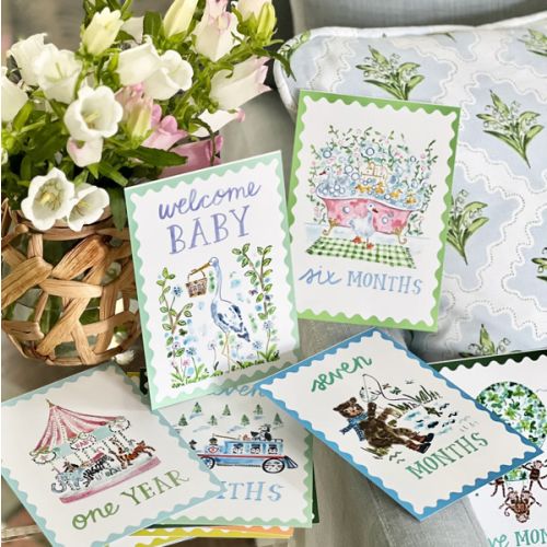 Baby Milestone Cards: Animal Set