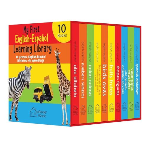 My First English - Español Learning Library (Mi Primera English - Español Learning Library): Boxset of 10 English - Spanish Board Books (Spanish Edition)