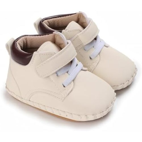 Baby Ankle Boots Infant Bootie Soft Sole Non-Slip Lightweight Warm First Walker Crib Shoes for Newborn Boys Girls