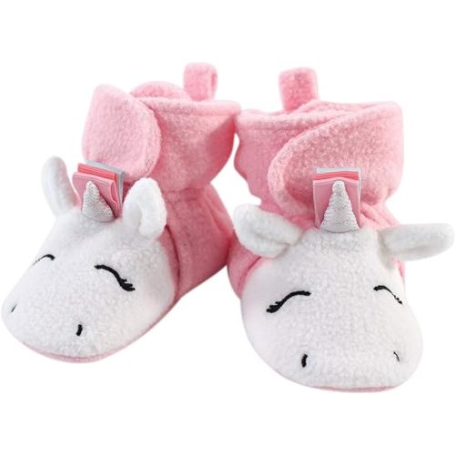Hudson Baby Unisex-Child Cozy Fleece Booties Slipper Sock