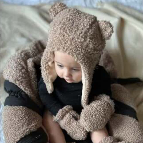 Cub Set - Teddy | Hat & Mittens