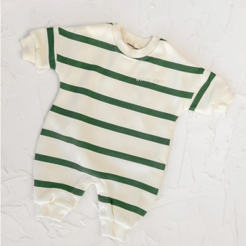 Lounge Suit - Green Stripe
