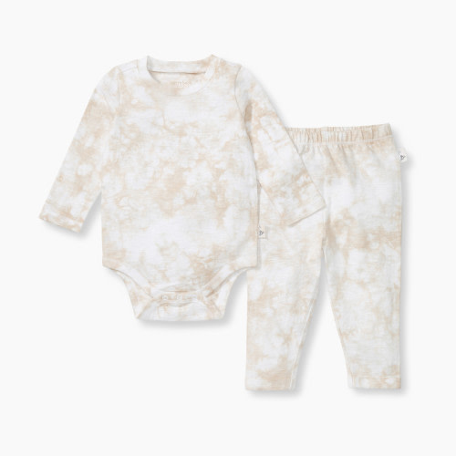 Burt's Bees Baby Organic Cotton Desert Tie Dye Bodysuit Set - Desert Tie Dye, 3-6 M