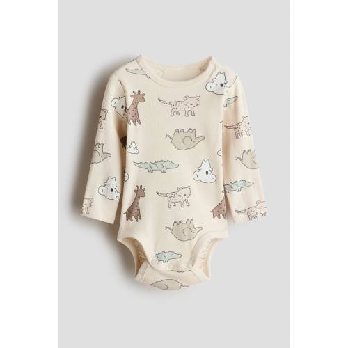 PRINTED COTTON BODYSUIT