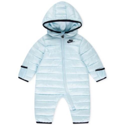 Baby Boys or Girls Hooded Solid Ripstop Snowsuit