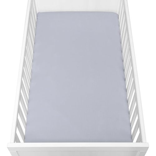 Newton Baby Fitted Crib Sheet (2-Pack) - Ultra Breathable and Soft, Organic Cotton, Fits All Standard Cribs, Twilight Grey