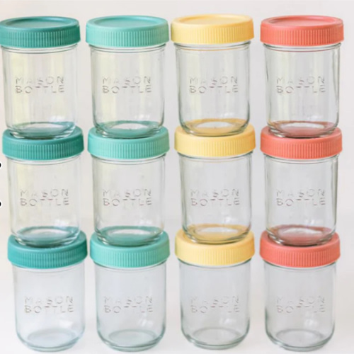 Breastmilk Storage Jar Set – Mason Bottle