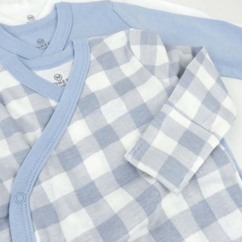 3-Pack Organic Cotton Long Sleeve Side-Snap Bodysuits | Honest Baby Clothing
