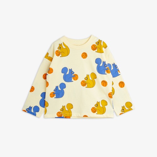 9M, Squirrels Long Sleeve T-Shirt, Mini Rodini