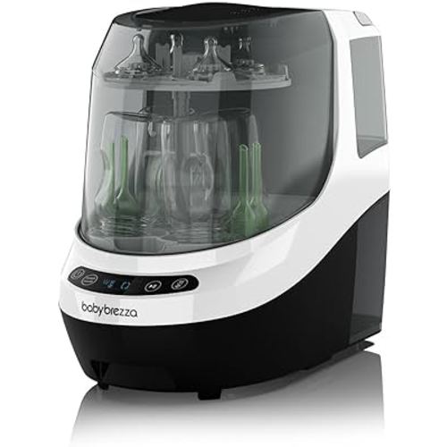 Amazon.com: Baby Brezza Bottle Washer Pro - Baby Bottle Washer, Sterilizer + Dryer - All in One Machine Cleans Bottles, Pump Parts, & Sippy Cups - Replaces Hand Washing, Bottle Brushes and Drying Racks : Baby