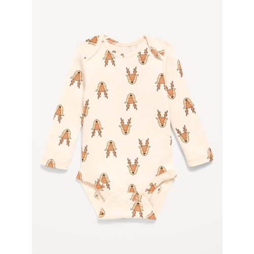 Printed Long-Sleeve Bodysuit for Baby