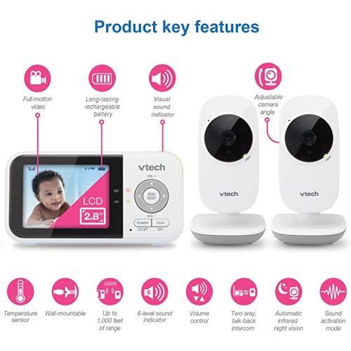 VTech VM819-2 Video Baby Monitor - 2 camera