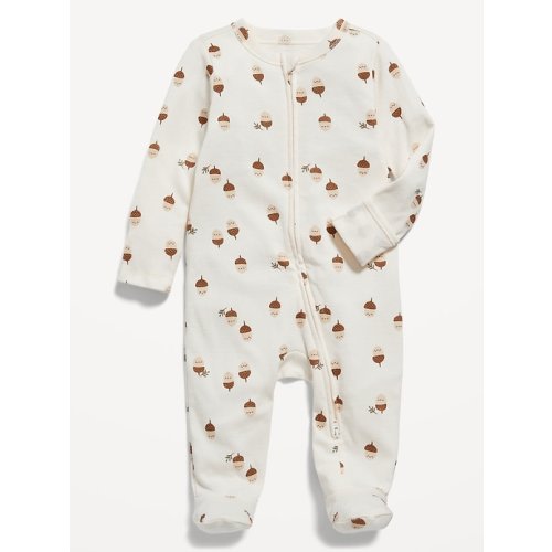 Unisex 2-Way-Zip Footed One-Piece for Toddler & Baby