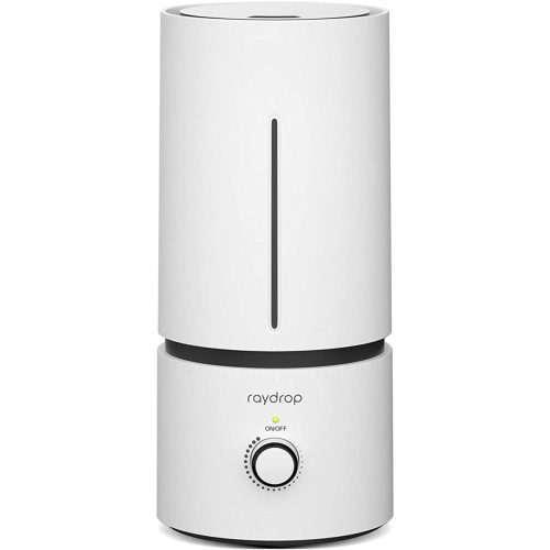 raydrop Cool Mist Humidifiers for Home Babies, 1.70 L Quiet and Small Ultrasonic Humidifier for Bedroom Nightstand, Space Saving, Auto Shut Off - (0.45 Gallon, US 110 V)