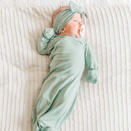 Newborn Knotted Gown - Briar