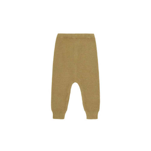 Kids Vild House of Little Organic Knit Trousers - Beige/Orange Plant Dye | Garmentory