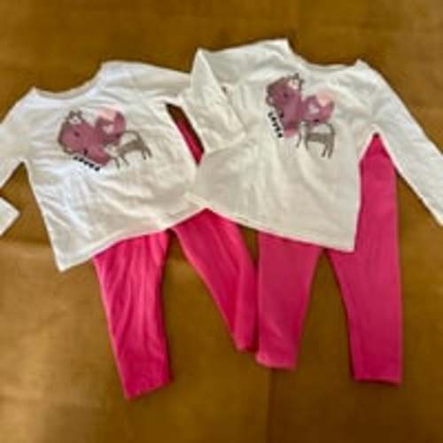 18 month baby girl twins outfits