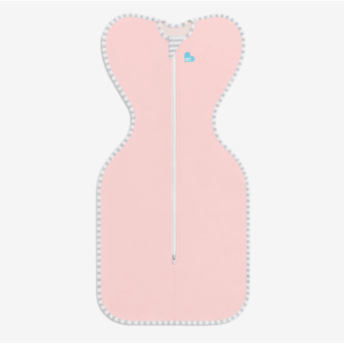 Love To Dream Swaddle UP Self-Soothing Sleep Sack 8-13 lbs., Dramatically Better Sleep, Snug Fit Calms Startle Reflex, 1.0 TOG, Dusty Pink, Small