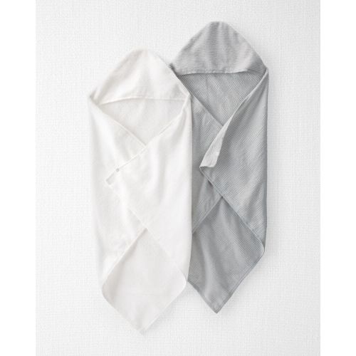 2-Pack Organic Cotton Towels - Multi