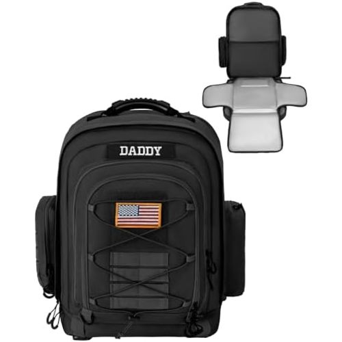 kcross Dad Diaper Bag for Men with Changing Pad, Large Dad Diaper Bags for Baby, Baby Backpack Bag for Traveling
