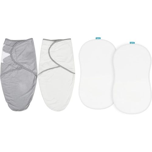 Bassinet Sheets Compatible with Halo Bassinet Swivel, Flex, Glide Sleeper & Baby Swaddles 0-3 Months for Boy or Girls