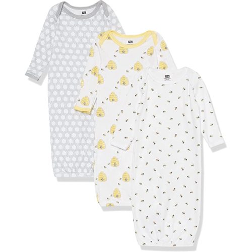 Hudson Baby Baby Girls' Cotton Gowns - 0-6 Months