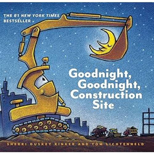 Goodnight, Goodnight Construction Site (Board Book for Toddlers, Children's Board Book)